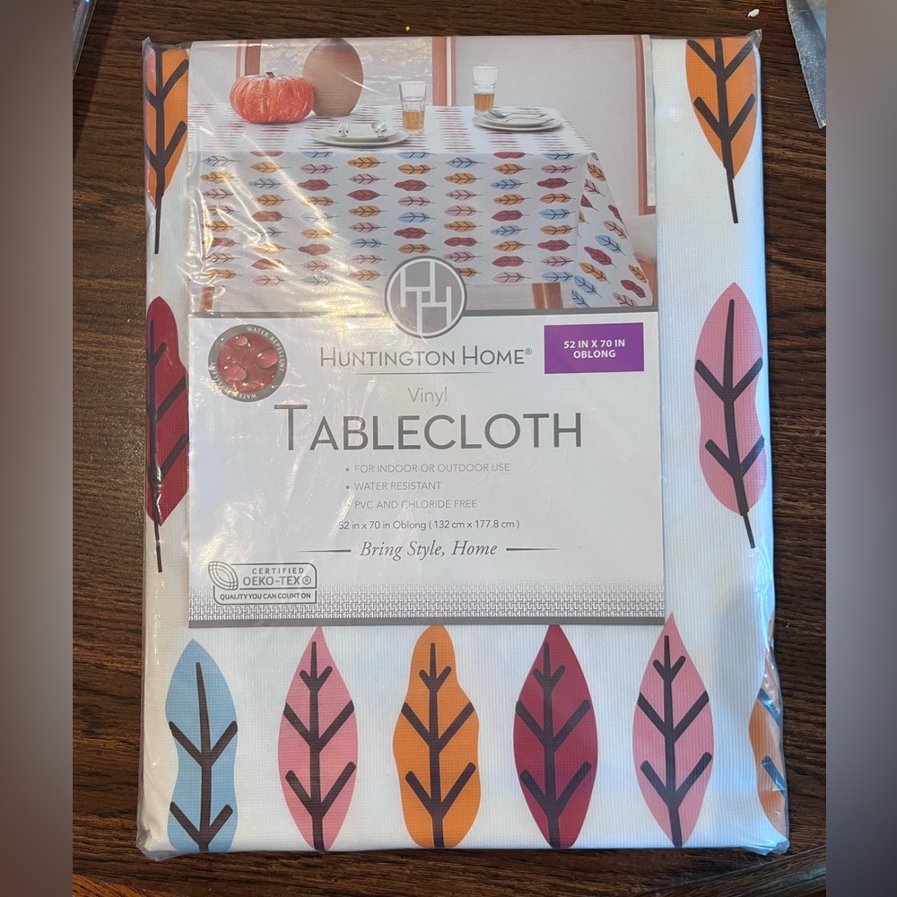 Fall Vinyl Tablecloth